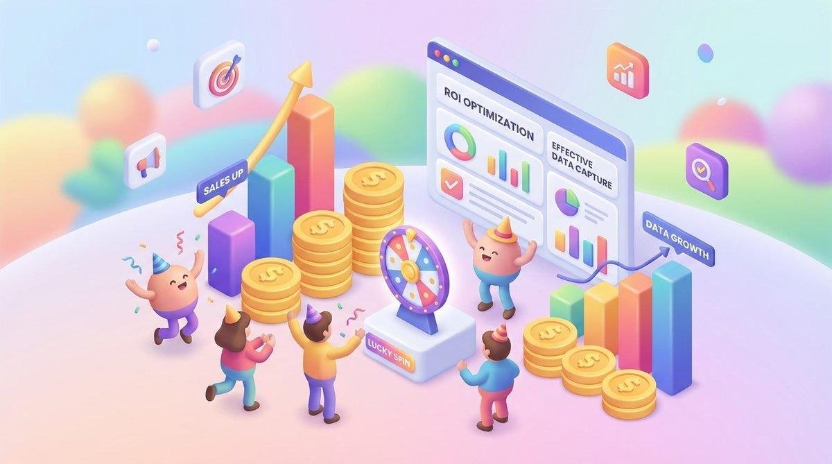 Tối ưu hóa ROI và thu thập dữ liệu hiệu quả với Vòng Quay May Mắn Marketing từ Gami.io.vn.