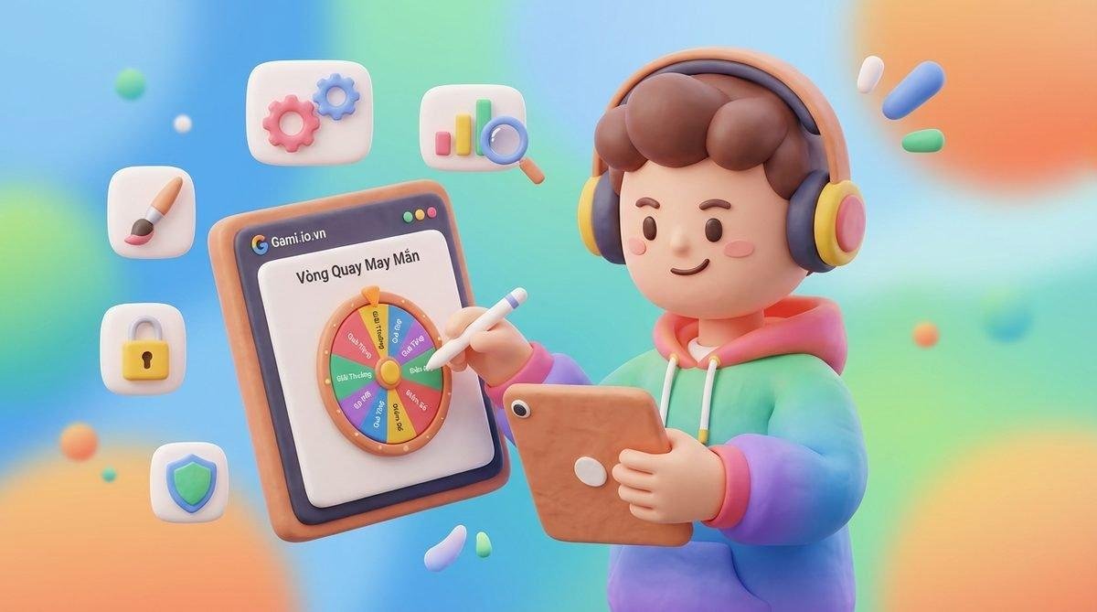 Gami.io.vn: Nền tảng tạo Vòng Quay May Mắn dễ dàng và hiệu quả cho doanh nghiệp.