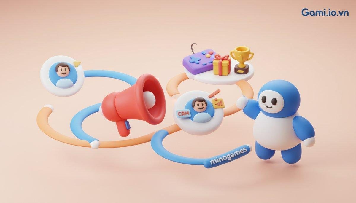 Minigame tích hợp Marketing CRM: Chìa Khóa Tối Ưu Hiệu Quả Doanh Nghiệp Cùng Gami.io.vn