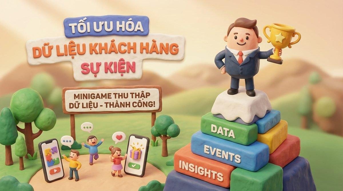 Tối ưu hóa dữ liệu khách hàng sự kiện nhờ Minigame Thu Thập Dữ Liệu của Gami.io.vn